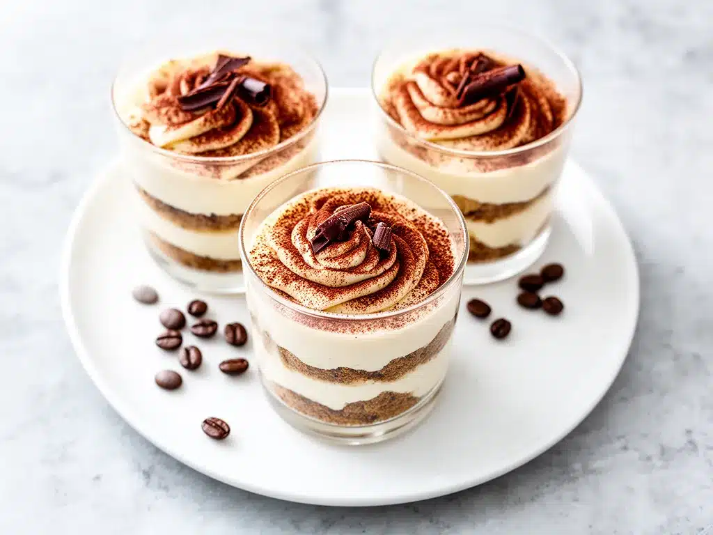 No Bake Tiramisu Cheesecake Cups Easy Recipe with Simple Ingredients 4 no bake tiramisu cheesecake cups preparation steps