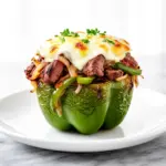 Philly Cheesesteak Stuffed Peppers - featured image