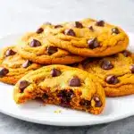 pumpkin chocolate chip cookies - featured image