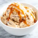 salted caramel no-churn ice cream - featured image