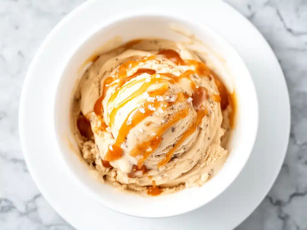 Salted Caramel No-Churn Ice Cream Recipe Easy Homemade Dessert Youll Make on Repeat 4 salted caramel no-churn ice cream preparation steps