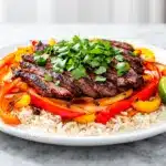 Sheet Pan Steak Fajita Bowls - featured image