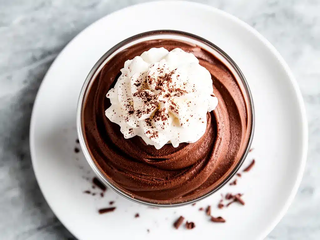 Silky Chocolate Mousse Recipe with Fresh Whipped Cream Easy and Irresistible 4 silky chocolate mousse preparation steps