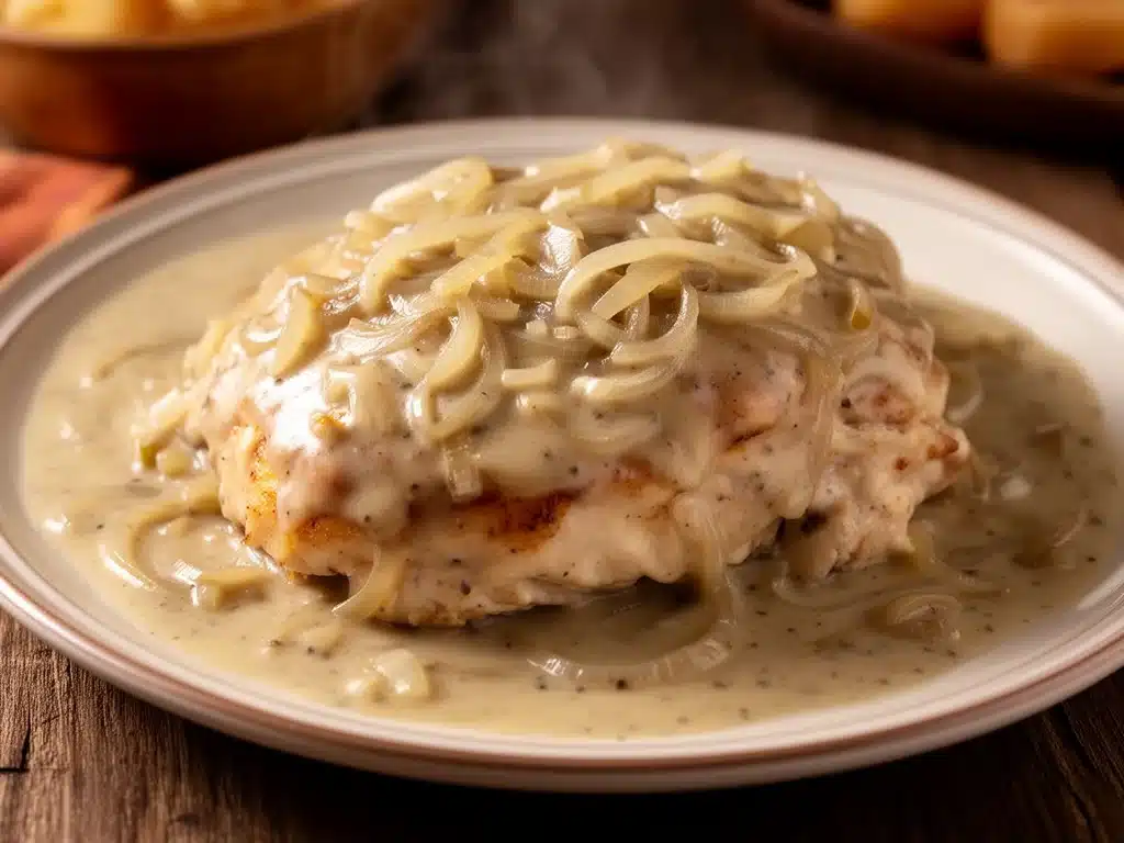 smothered chicken - featured image