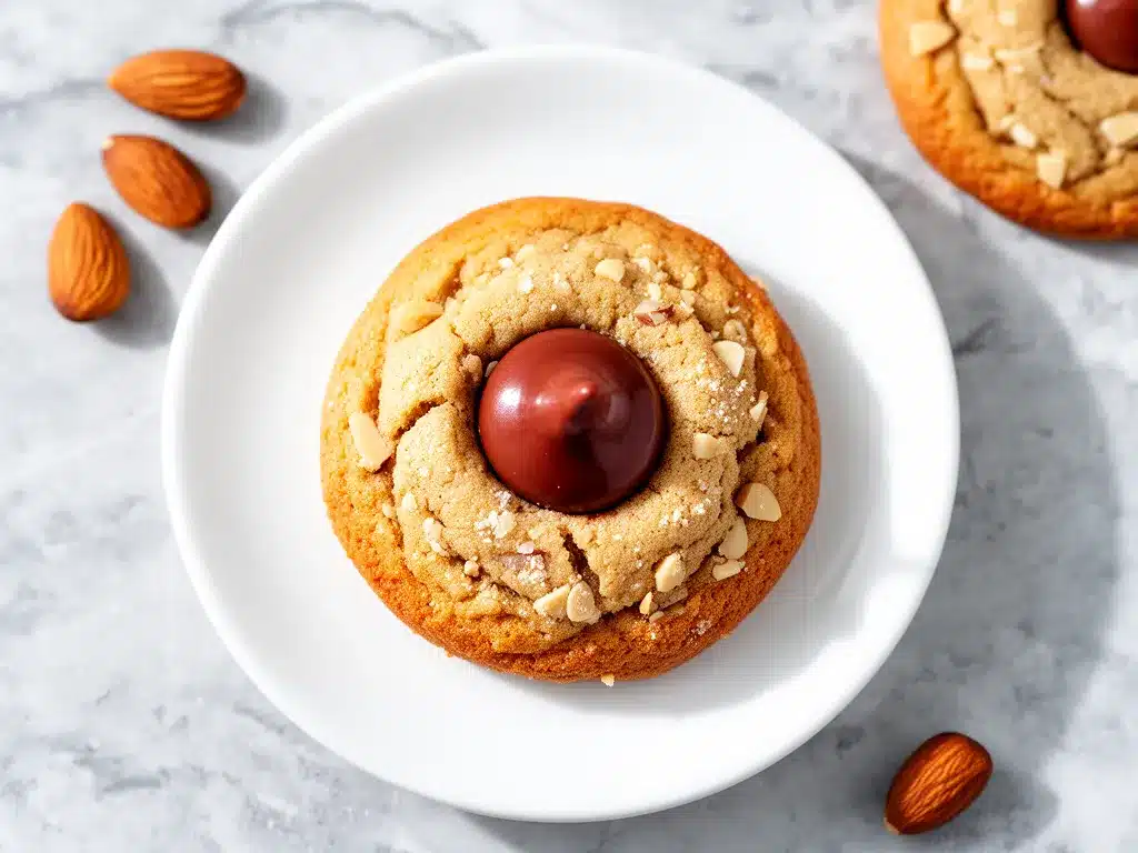 Soft Almond Butter Blossom Cookies Easy 5-Ingredient Recipe to Make on Repeat 4 soft almond butter blossom cookies preparation steps