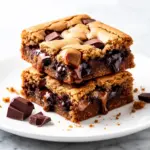 soft brown butter blondies - featured image
