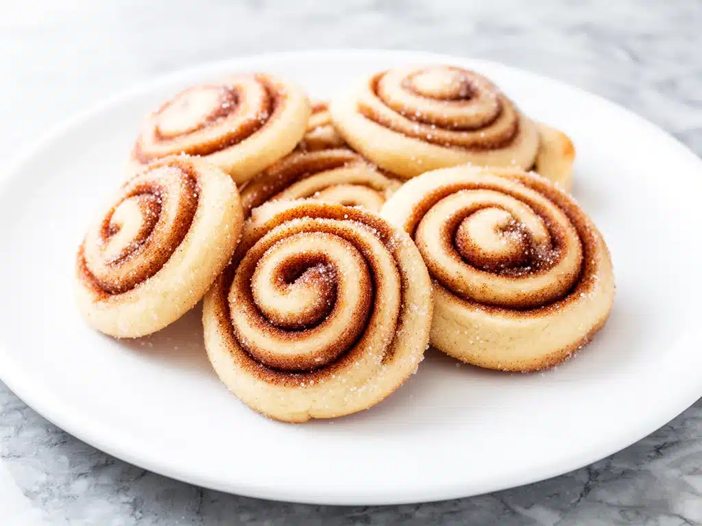 soft cinnamon roll sugar cookies - featured image
