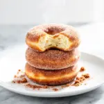 soft cinnamon sugar baked donuts - featured image