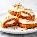 soft frosted carrot cake cookies - featured image