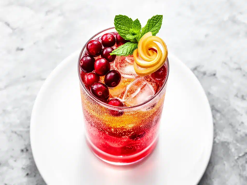 Sparkling Cranberry Ginger Mocktail Recipe Easy Refreshing Drink Ideas 4 sparkling cranberry ginger mocktail preparation steps