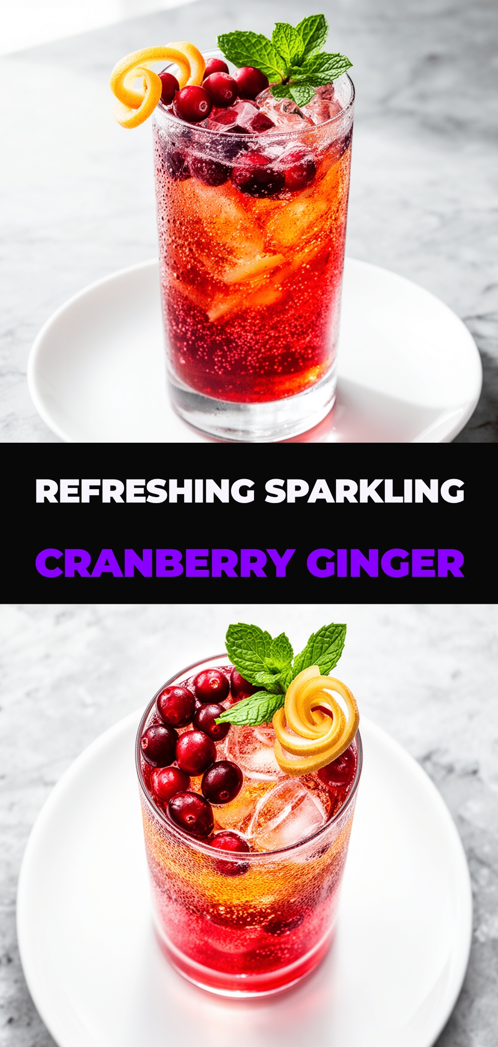Sparkling Cranberry Ginger Mocktail Recipe Easy Refreshing Drink Ideas 5 sparkling cranberry ginger mocktail recipe