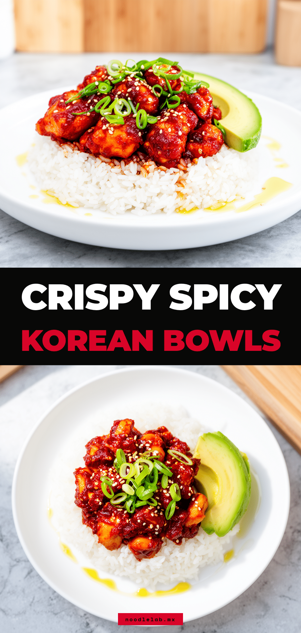 Spicy Korean Gochujang Chicken Bowls: Easy Family Dinner 5 Spicy Korean Gochujang Chicken Bowls recipe