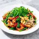 spicy Thai basil chicken - featured image