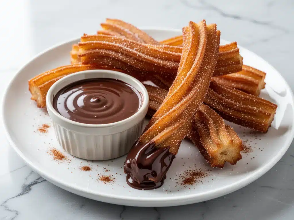 Air Fryer Cinnamon Sugar Churro Twists - featured image