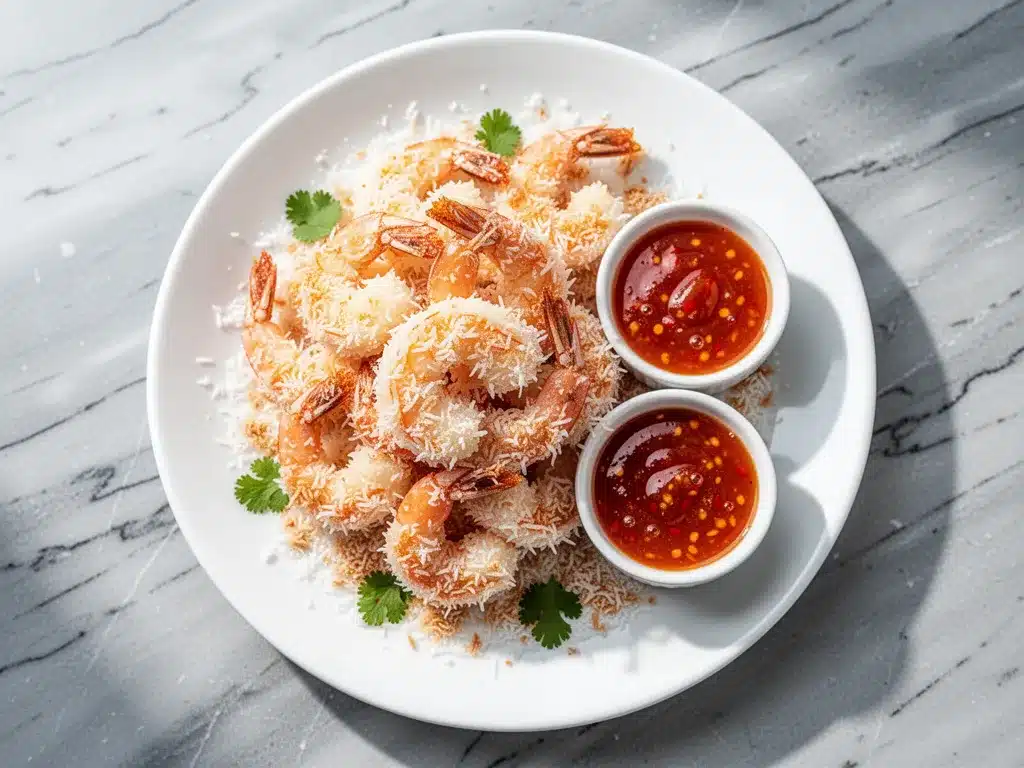 Best Air Fryer Coconut Shrimp Recipe 4 air fryer coconut shrimp preparation steps