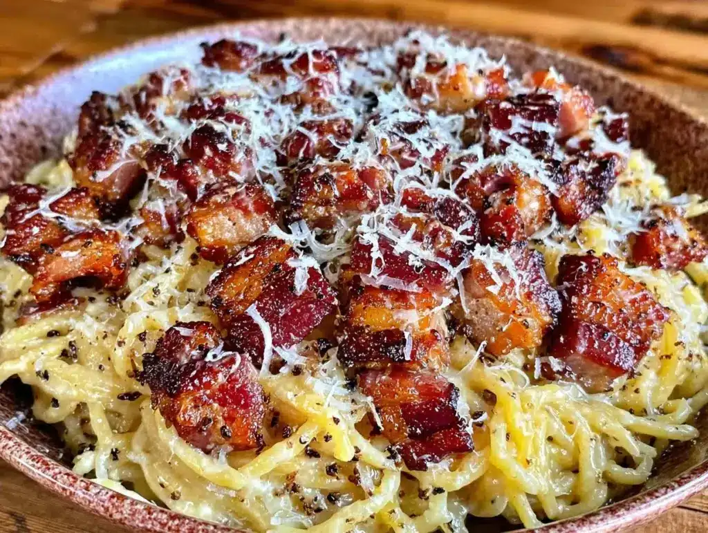authentic italian carbonara - featured image