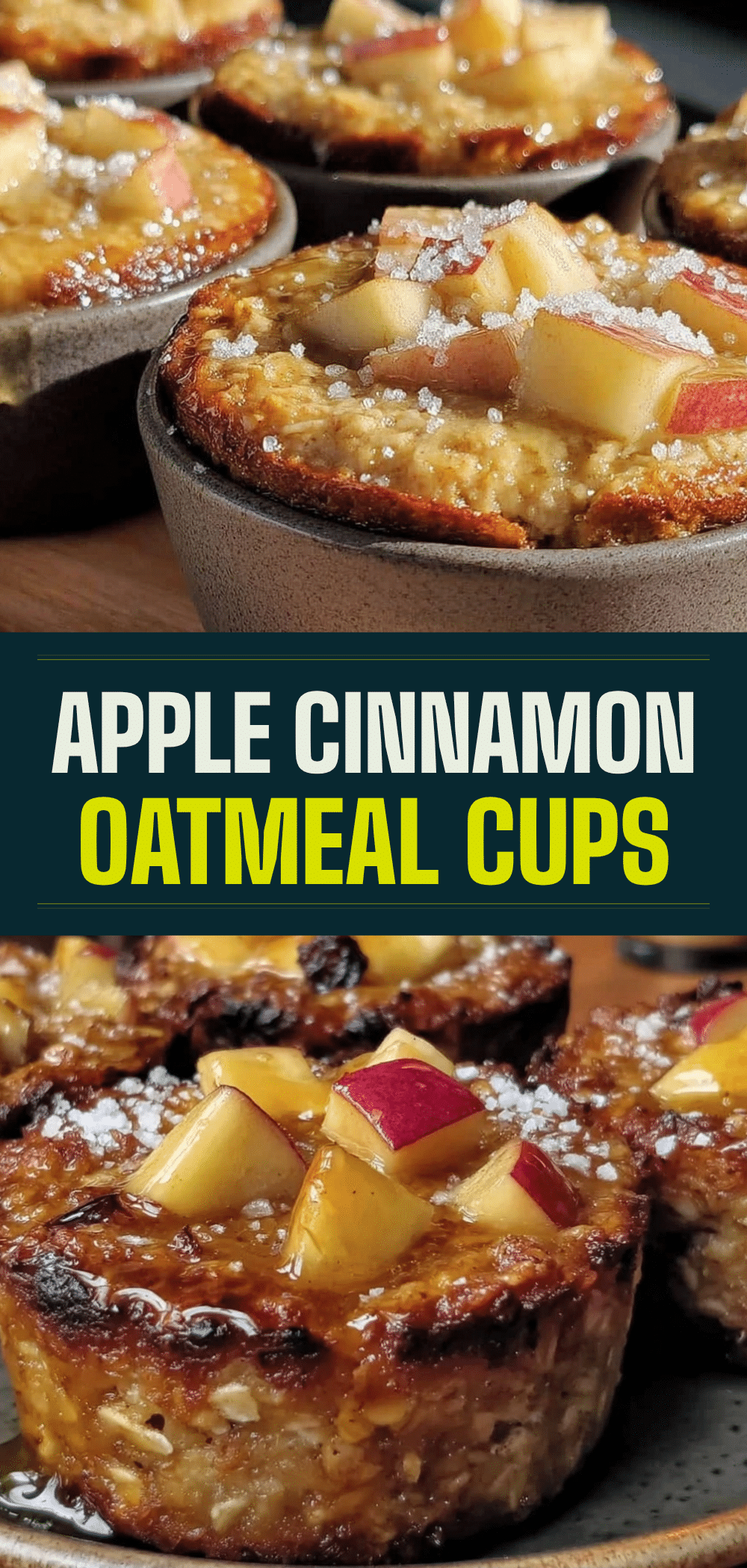 Back to School Baked Apple Cinnamon Oatmeal Cups: Easy Beginner Recipe 5 baked apple cinnamon oatmeal cups recipe