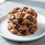 bakery-style chocolate chunk pecan cookies - featured image
