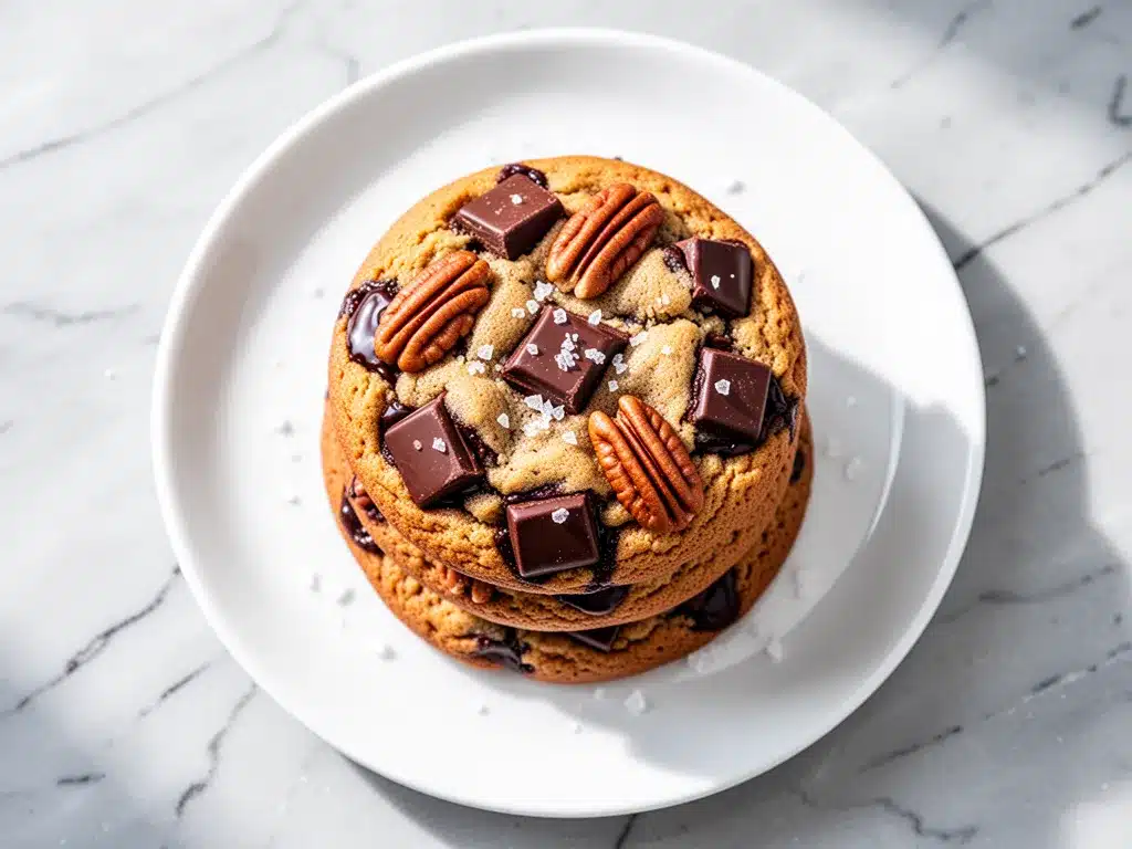 Bakery-Style Chocolate Chunk Pecan Cookies: Easy Best Recipe 4 bakery-style chocolate chunk pecan cookies preparation steps