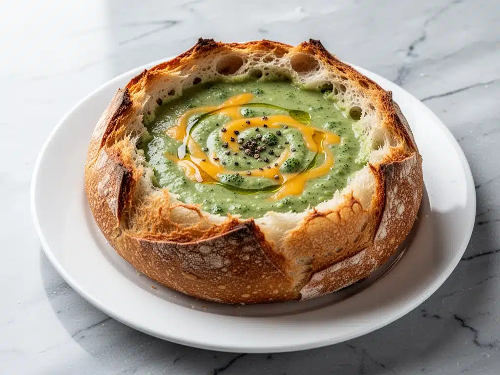 broccoli cheddar soup - featured image