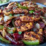 budget sheet pan chicken fajitas - featured image
