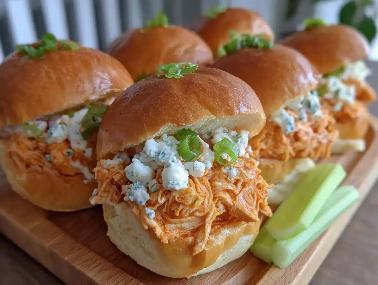 Football Sunday Slow Cooker Buffalo Chicken Sliders: Foolproof Game Day Recipe 4 buffalo chicken sliders preparation steps