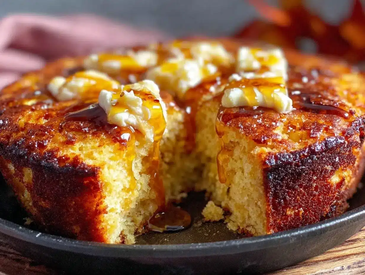 Perfect Cast Iron Cornbread: Beginner-Friendly Honey Butter 4 cast iron cornbread preparation steps