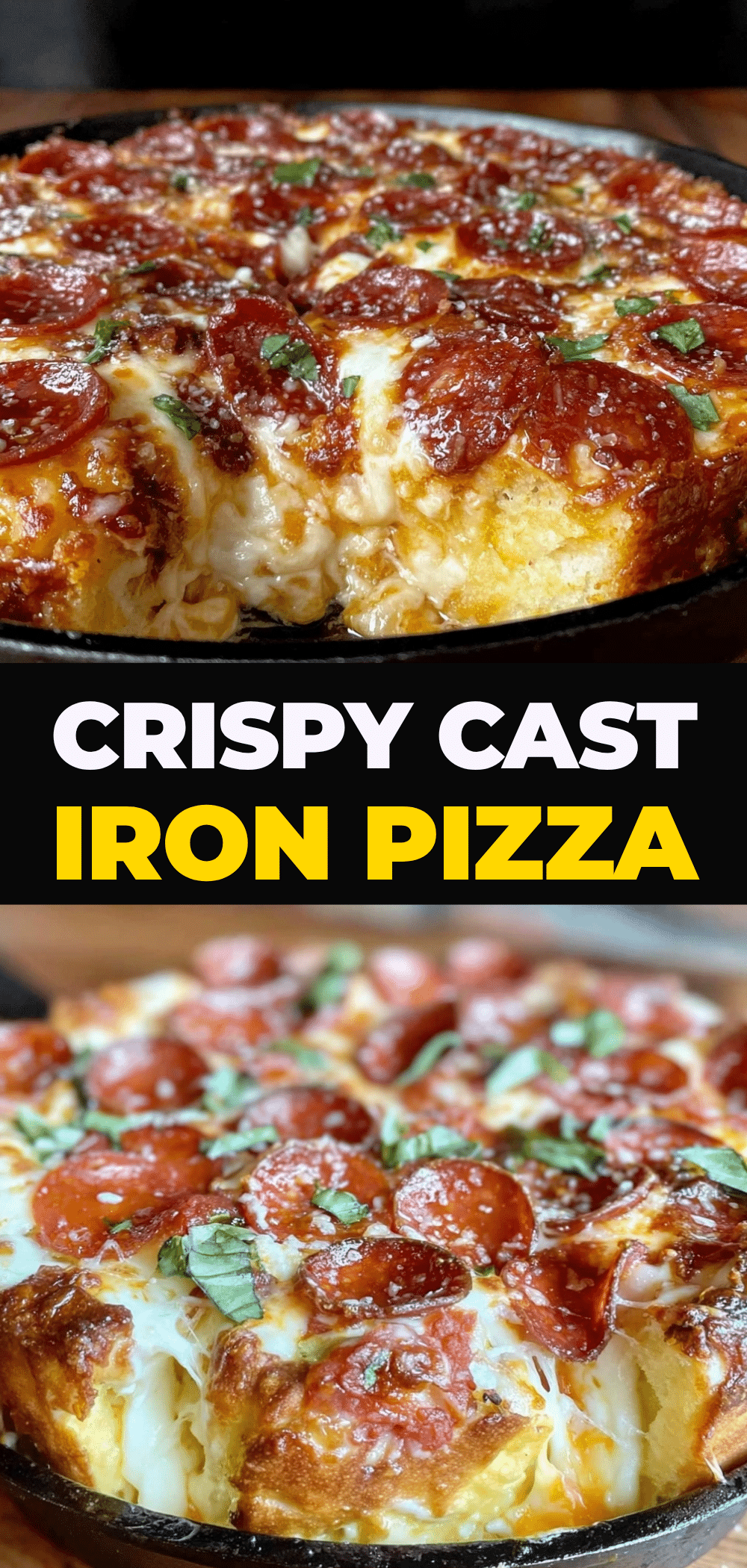 Cast Iron Skillet Deep Dish Pizza with Pepperoni: 3-Step Foolproof Recipe 5 cast iron skillet deep dish pizza recipe