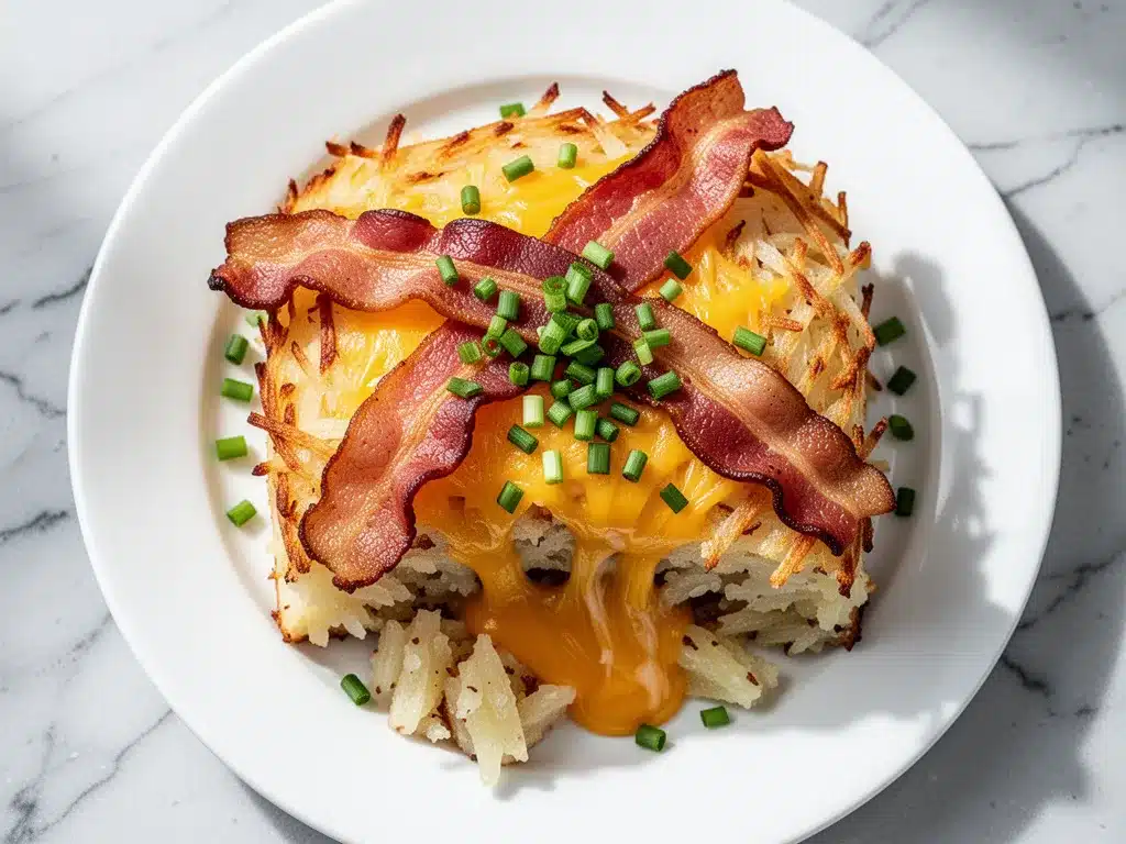 Cheesy Hash Brown Breakfast Casserole: Easy 5-Ingredient Recipe 4 cheesy hash brown breakfast casserole preparation steps