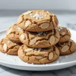 chewy almond butter cookies - featured image