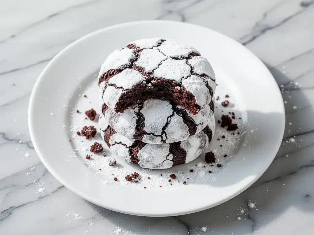Chewy Chocolate Crinkle Cookies: Best Easy Recipe 4 chewy chocolate crinkle cookies preparation steps