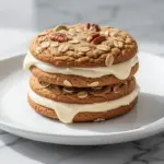 Chewy Fall Maple Oatmeal Cream Sandwich Cookies - featured image