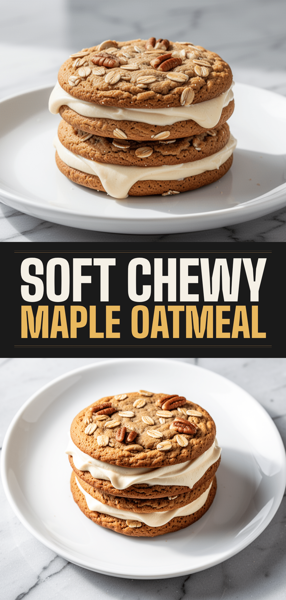 Chewy Fall Maple Oatmeal Cream Sandwich Cookies 5 Chewy Fall Maple Oatmeal Cream Sandwich Cookies recipe