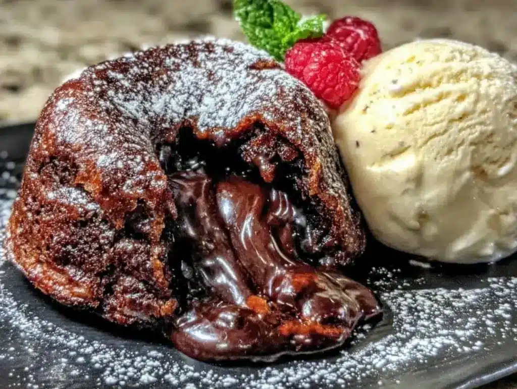 chocolate lava cake - featured image