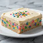 confetti sugar cookie bars - featured image