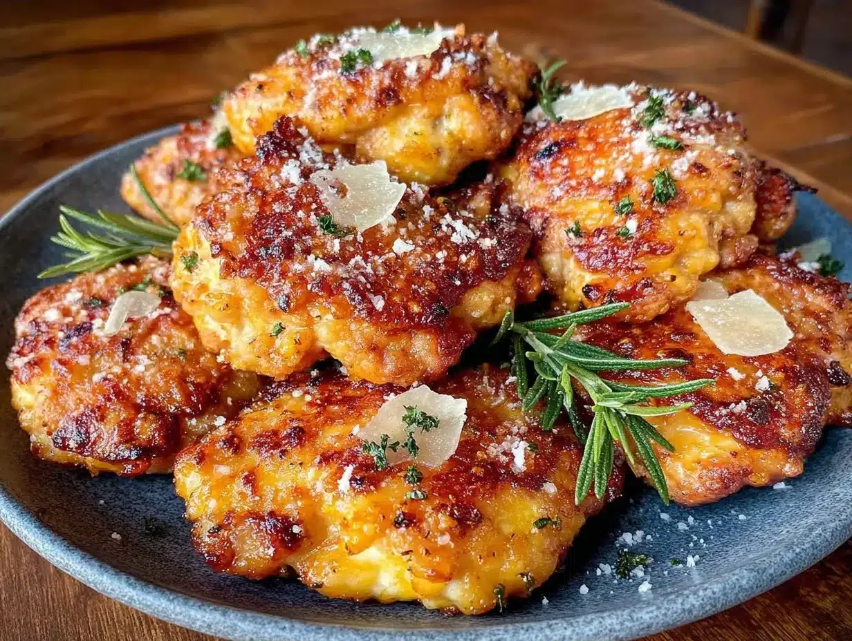 Crispy Garlic Parmesan Air Fryer Chicken Thighs 4 crispy garlic parmesan air fryer chicken thighs preparation steps