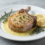 crispy parmesan crusted pork chops - featured image