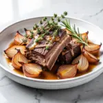 Crockpot Fall Cider Braised Short Ribs - featured image