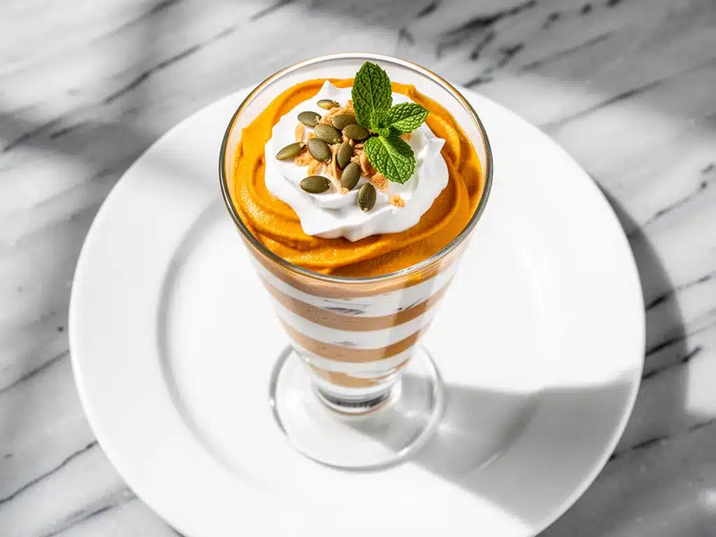 Dairy-Free Fall Pumpkin Mousse Parfaits: 5-Minute Easy Recipe 4 dairy-free fall pumpkin mousse parfaits preparation steps