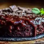 double chocolate cake - featured image
