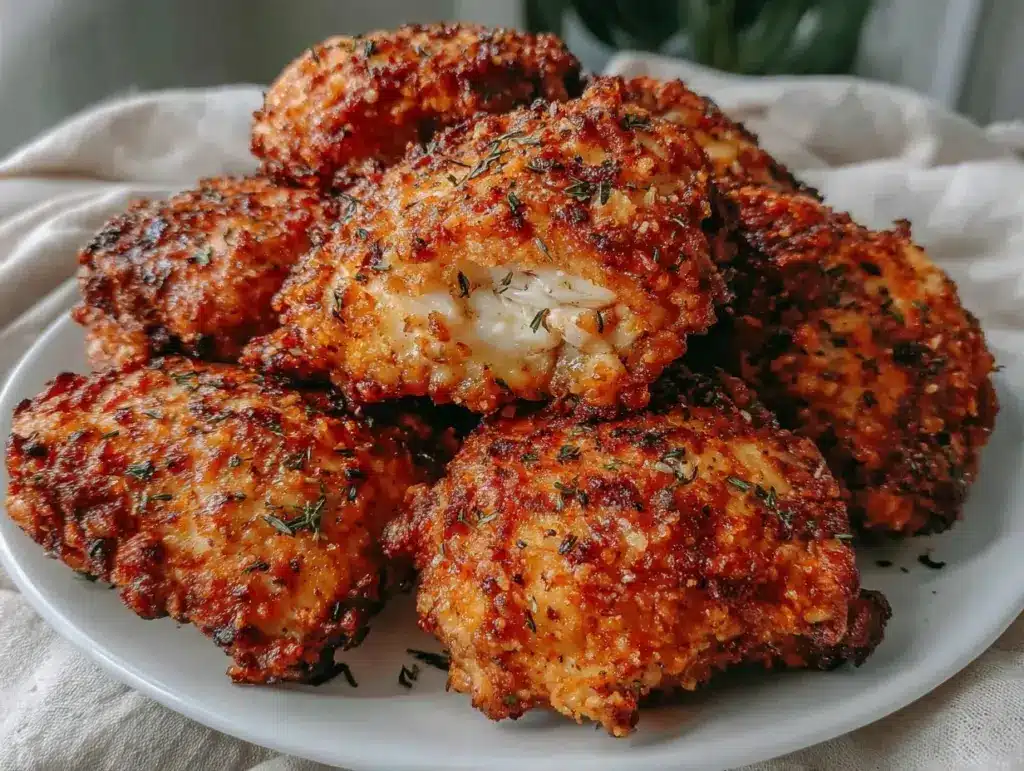 extra-crispy oven-fried chicken - featured image
