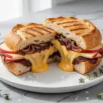 Fall Apple Cheddar Grilled Cheese - featured image