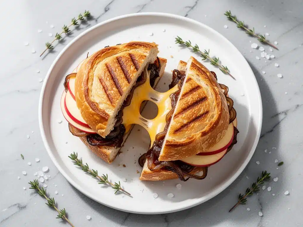 Fall Apple Cheddar Grilled Cheese: Easy 10-Min Dinner 4 Fall Apple Cheddar Grilled Cheese preparation steps