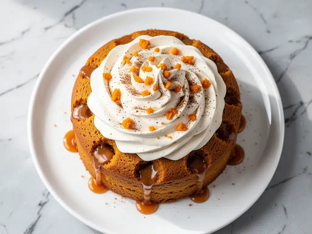 Fall Butterscotch Pumpkin Poke Cake: Best Holiday Dessert 4 fall butterscotch pumpkin poke cake preparation steps