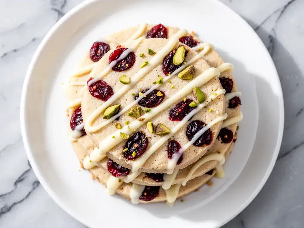 Fall Cranberry Pistachio Shortbread Cookies: 10-Min Recipe 4 Fall Cranberry Pistachio Shortbread Cookies preparation steps