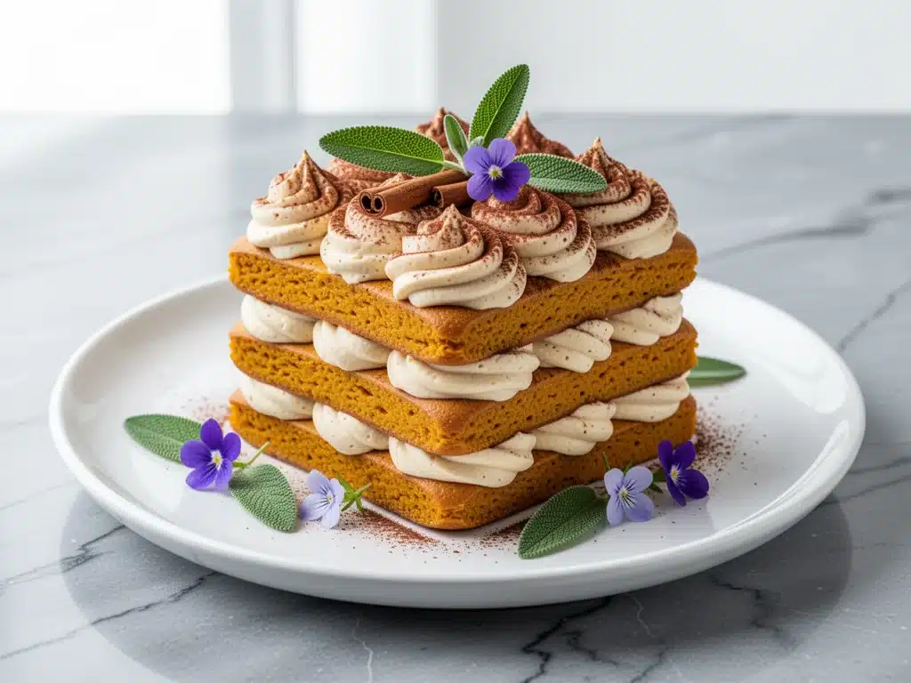 fall pumpkin tiramisu - featured image