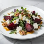 fall roasted beet and goat cheese salad - featured image