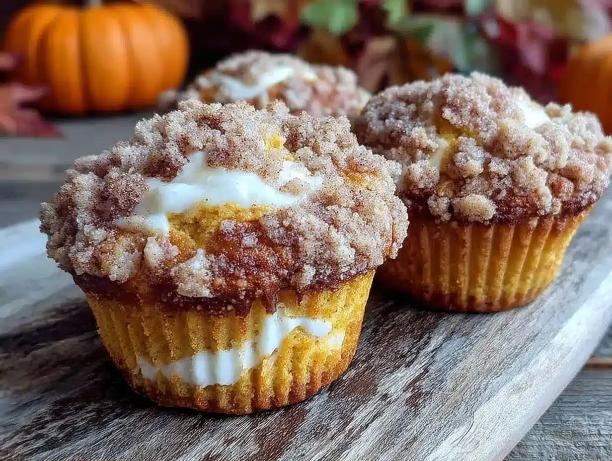 Fall Spiced Pumpkin Cream Cheese Muffins: Best Easy Recipe 4 fall spiced pumpkin cream cheese muffins preparation steps