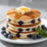 Fluffy Blueberry Buttermilk Pancakes - featured image