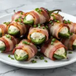football party bacon wrapped jalapeno poppers - featured image